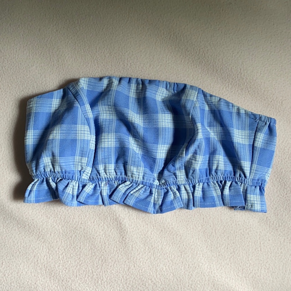 Superdown bandeau crop top